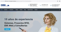 Desktop Screenshot of cimanti.es